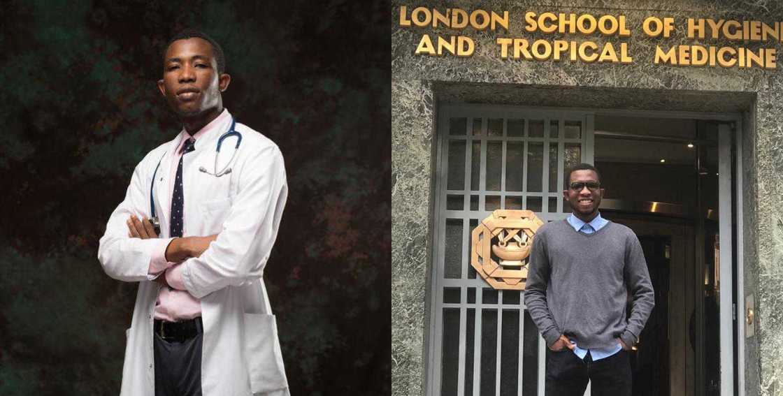 Dr Charles Selasi Dolly a 24-year-old Ghanaian doctor