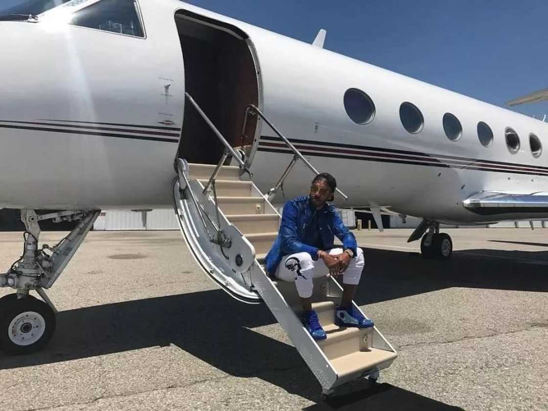 Pierre-Emerick Aubameyang's private jet