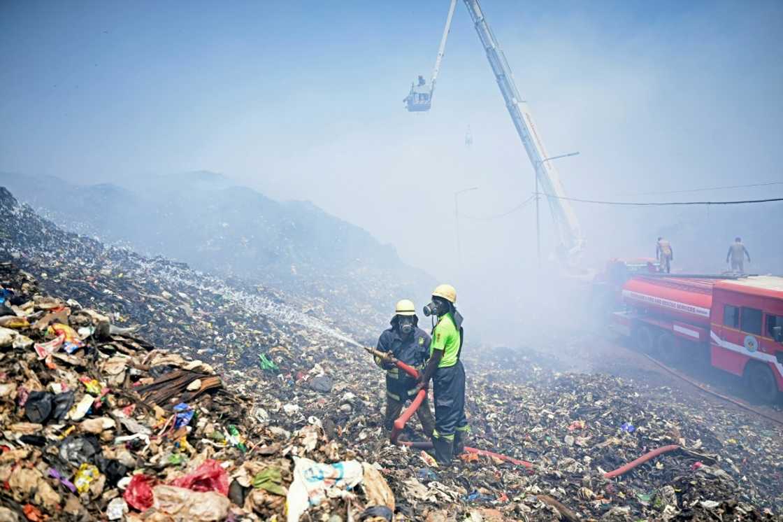 The world's landfills, like this one in Chennai, India, are a major source of planet-warming emissions The world's landfills, like this one in Chennai, India, are a major source of planet-warming emissions