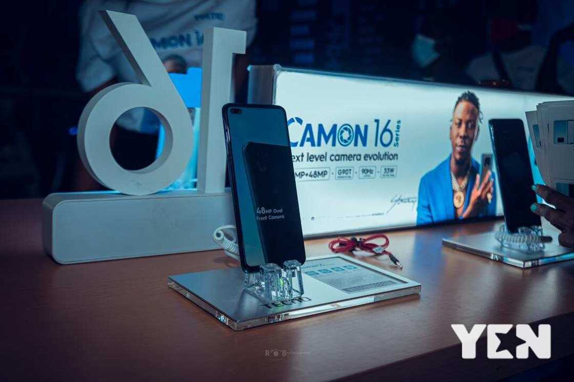 Tecno launches latest Camon 16 series in Ghana; unveils Stonebwoy as brand ambassador (photos)