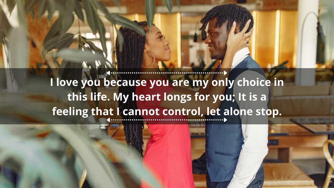 A woman touching her man's face A woman touching her man's face