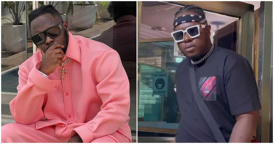 Medikal and his lookalike Young Medikal Medikal and his lookalike Young Medikal