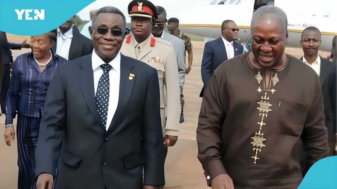 President John Dramani Mahama, 14th anniversary of President Mills, Asomdwee Park Accra, wreath-laying ceremony, legacy of President Mills, values of Professor Mills, integrity in public life, Memorial tribute to Atta Mills