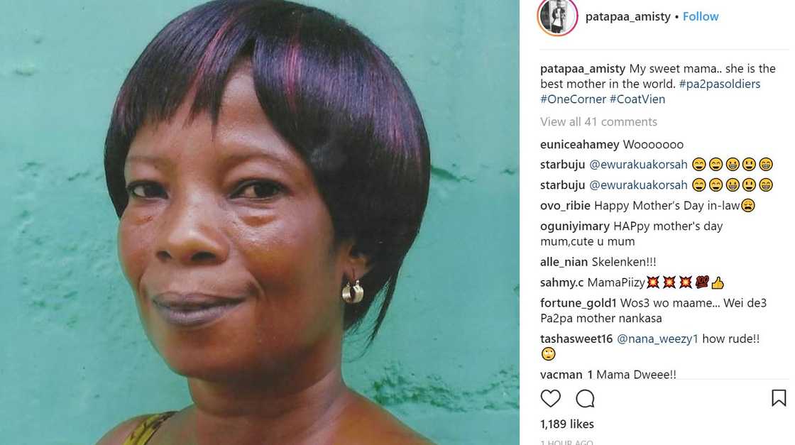 Patapaa, Patapaa's Mother Dies, Akua Boatemaa, Agona Swedru, One Corner, Patapaa Mourns Mother, Ghanaian Musician News
