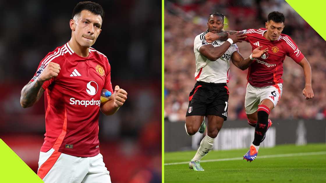 Lisandro Martinez mocks Adama Traore after winning battle in Manchester United victory Lisandro Martinez mocks Adama Traore after winning battle in Manchester United victory