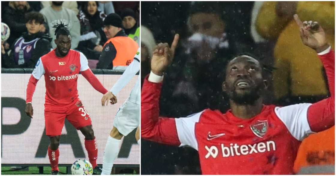 Atsu scored Hatayspor's winning goal against Kasimpasa. Atsu scored Hatayspor's winning goal against Kasimpasa.