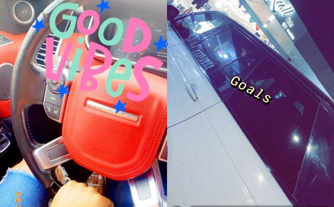 Hajia4Real drops jaw-dropping photos and video of her latest Range Rover; jams to Shatta Wale’s Hol’ It Hajia4Real drops jaw-dropping photos and video of her latest Range Rover; jams to Shatta Wale’s Hol’ It