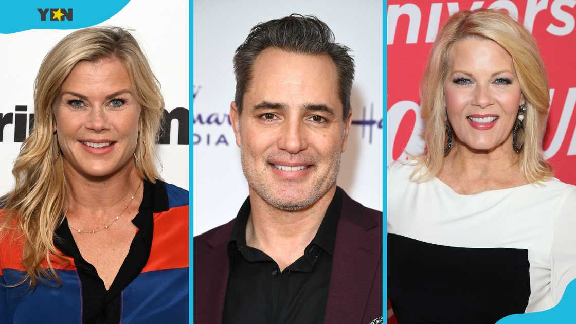 Alison Sweeney (L), Victor Webster (M), and Barbara Niven (R) Alison Sweeney (L), Victor Webster (M), and Barbara Niven (R)