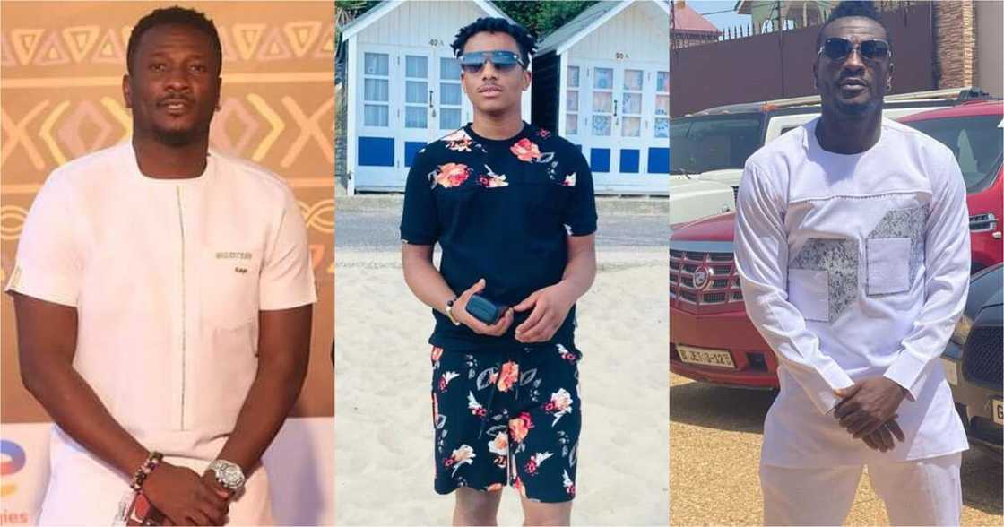 Asamoah Gyan celebrates 1st son Fredrick's birthday Asamoah Gyan celebrates 1st son Fredrick's birthday