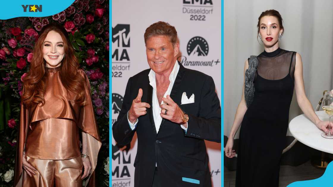 Lindsay Lohan, Daniel, and Whitney Port at red carpets for various events Lindsay Lohan, Daniel, and Whitney Port at red carpets for various events