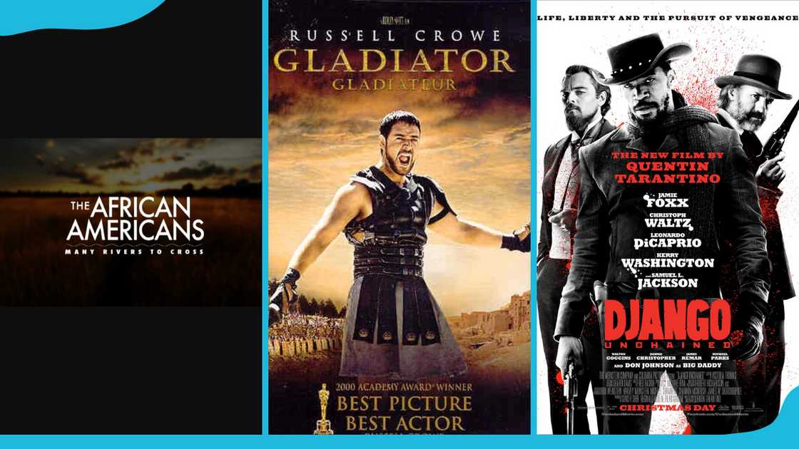 slave movies; The African Americans: Many Rivers to Cross, Gladiator, Django Unchained slave movies; The African Americans: Many Rivers to Cross, Gladiator, Django Unchained