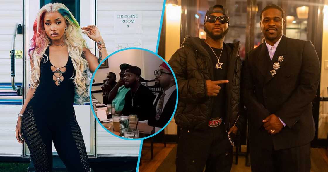 King Promise chilling King Promise chilling