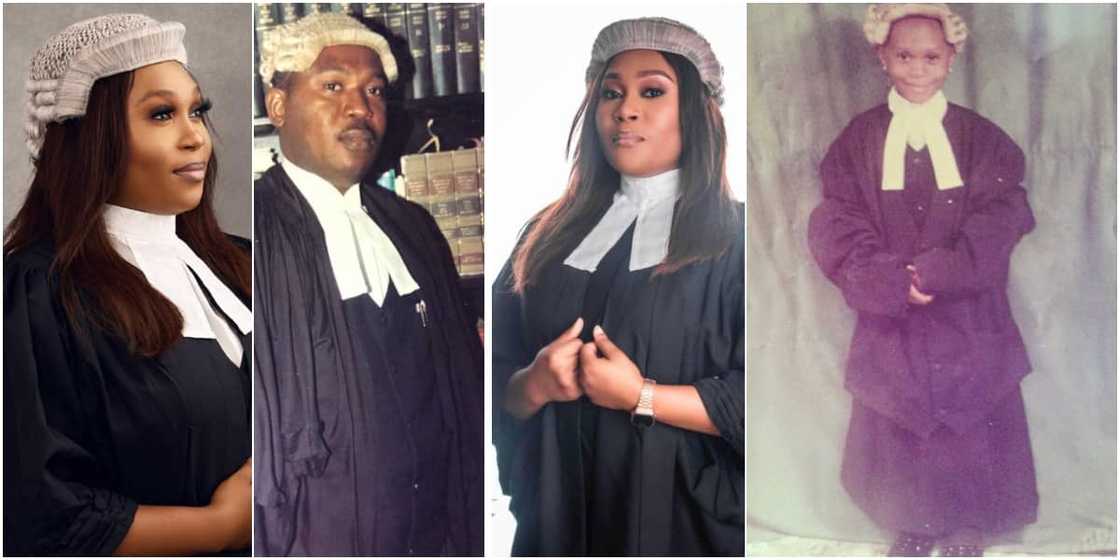 Oyindamola Akintola-Jimoh has now become her father's learned colleague Oyindamola Akintola-Jimoh has now become her father's learned colleague