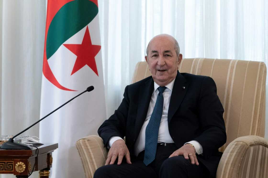 Algeria's President Abdelmadjid Tebboune Algeria's President Abdelmadjid Tebboune