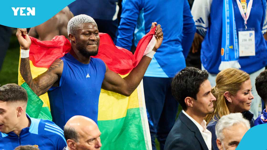 Kwasi Sibo, Real Oviedo, La Liga, Oviedo La Liga promotion, Mirandes Kwasi Sibo, Real Oviedo, La Liga, Oviedo La Liga promotion, Mirandes