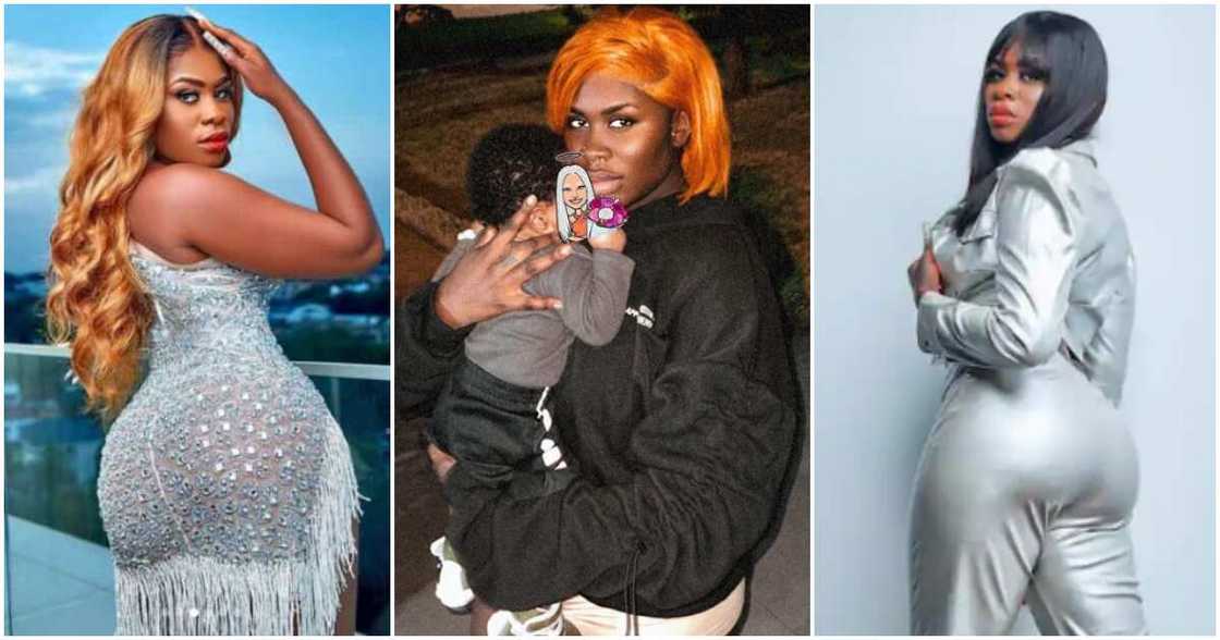 Photos of Yaa Jackson and her child. Photos of Yaa Jackson and her child.