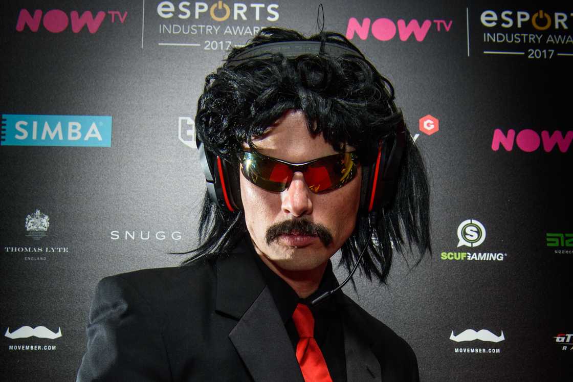Dr Disrespect at the NOW TV Esports Industry Awards 2017 Dr Disrespect at the NOW TV Esports Industry Awards 2017