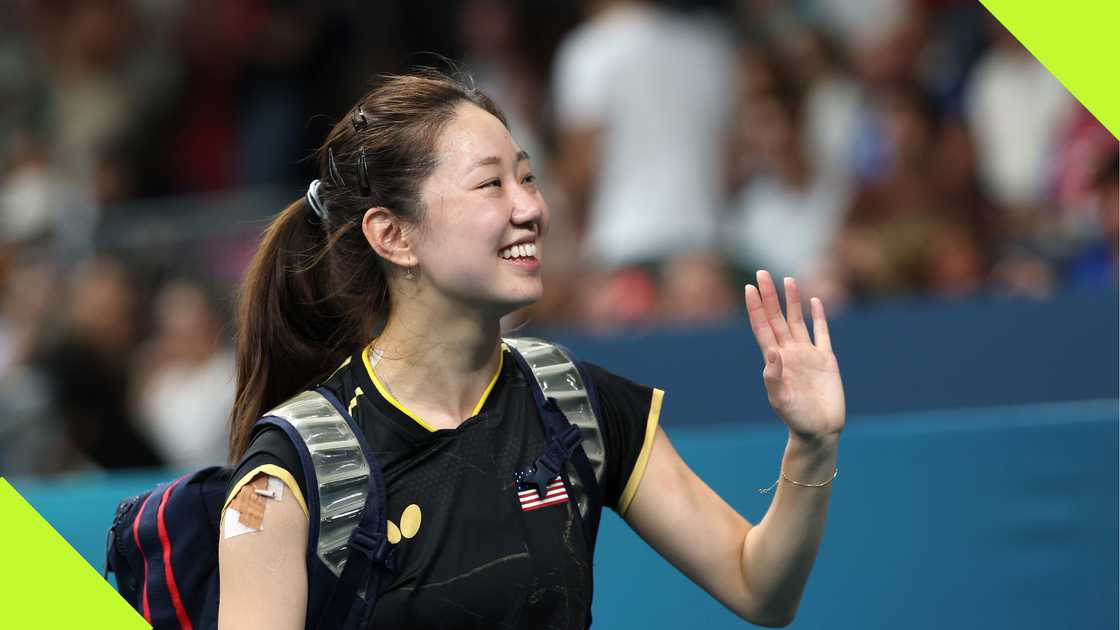 Lily Zhang at the Paris Olympics.