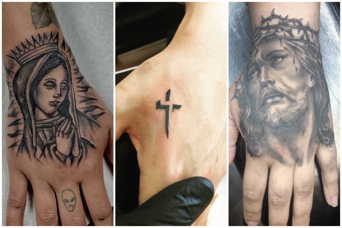 Hand tattoos for men Hand tattoos for men
