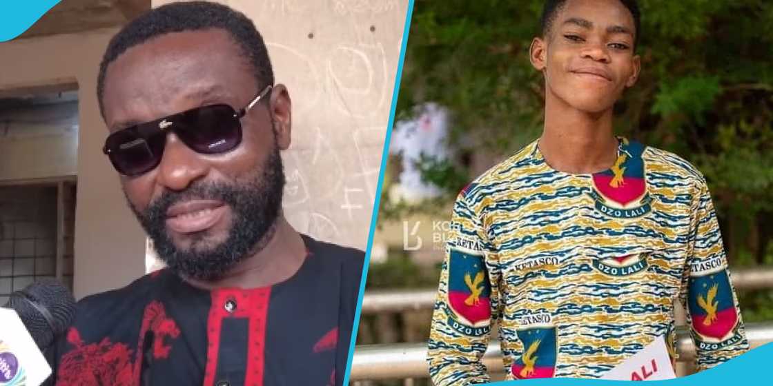 Photo of James Lutterodt and his dad Photo of James Lutterodt and his dad