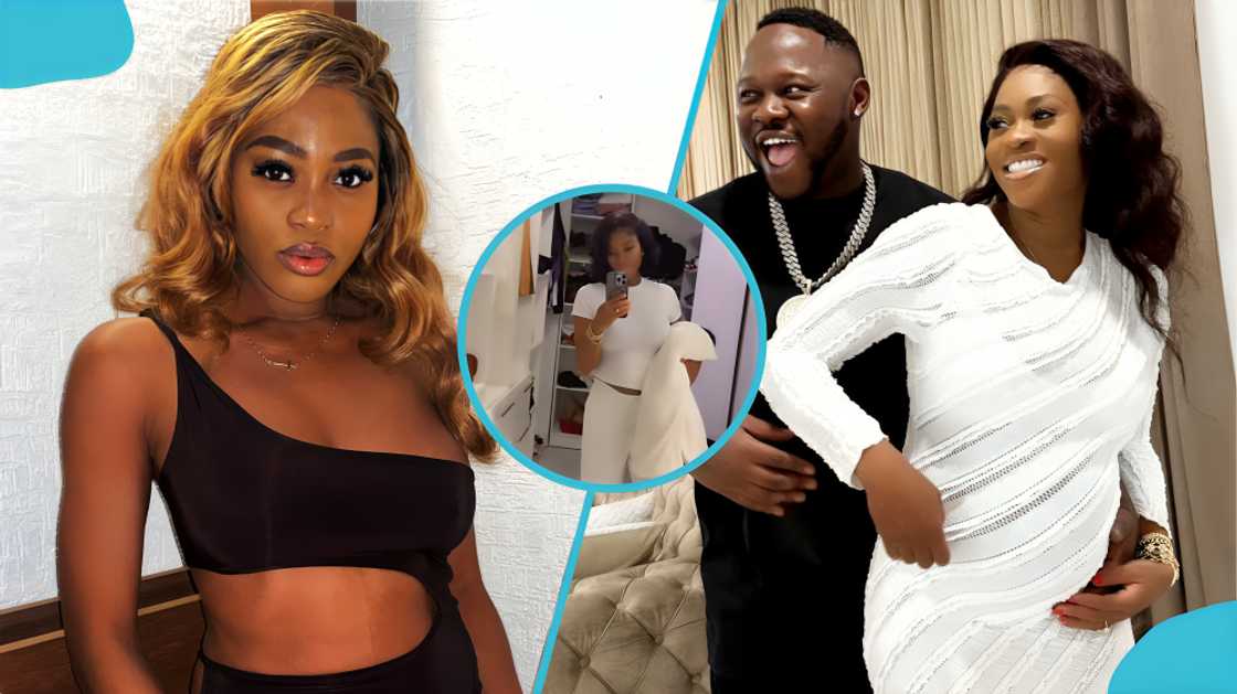 Eazzy, Medikal, Space Frimpong, Eazzy's baby, Medikal's children, Eazzy and Medikal