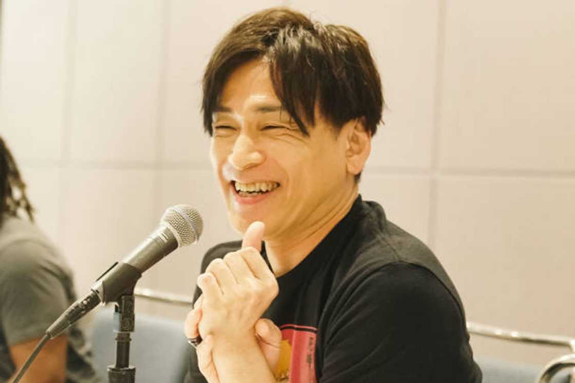 Masakazu Morita is at the Los Angeles Convention Center Masakazu Morita is at the Los Angeles Convention Center