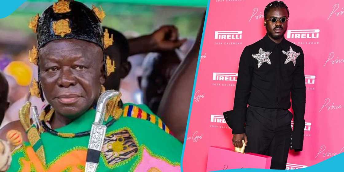 Otumfuo and Prince Gyasi