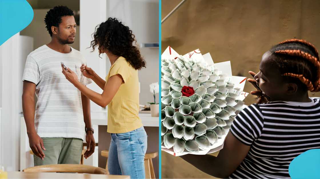 Relationship drama, boyfriend and girlfriend, money bouquet, apology demand, breakup news, viral story, social media reactions, dating trends, modern relationships, relationship expectations