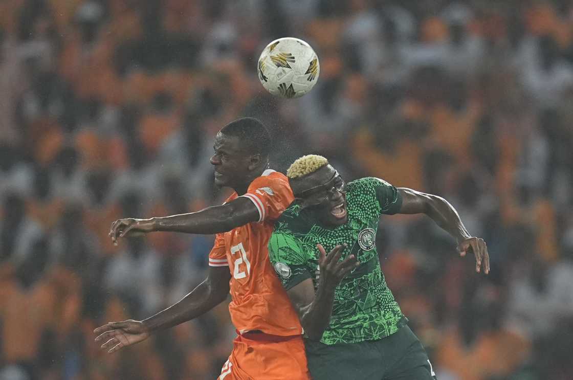 Evan Ndicka, Victor Osimhen, AFCON 2023 Evan Ndicka, Victor Osimhen, AFCON 2023