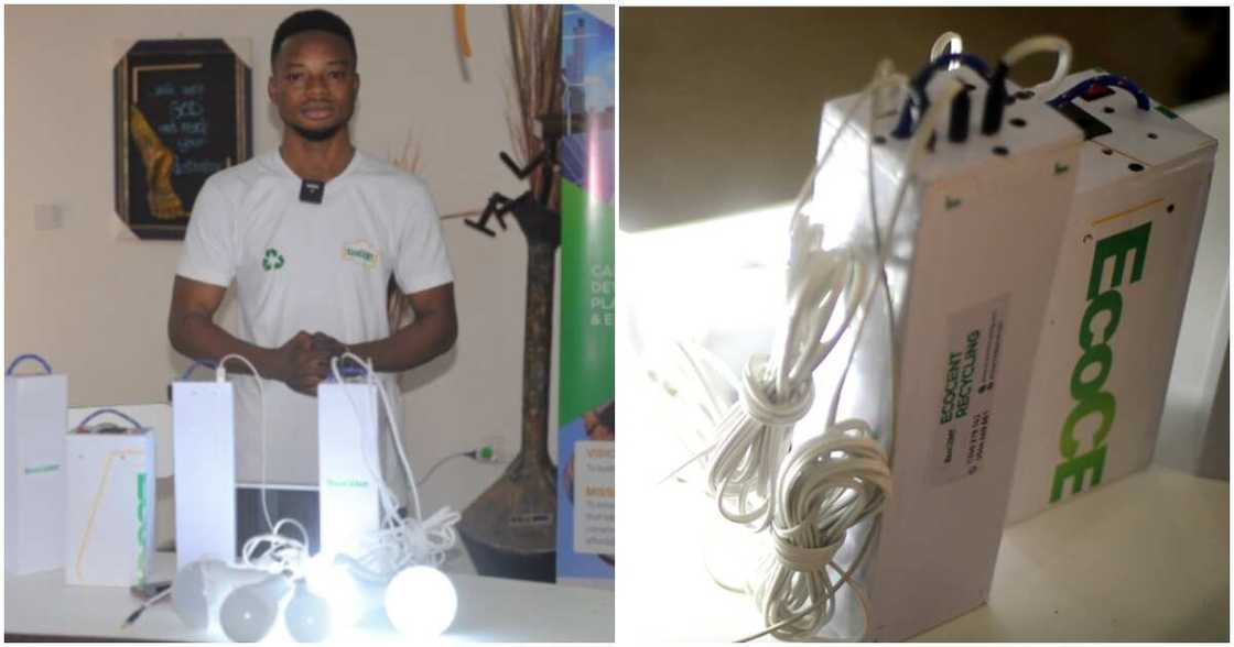 Ghanaian engineer builds power bank. Ghanaian engineer builds power bank.