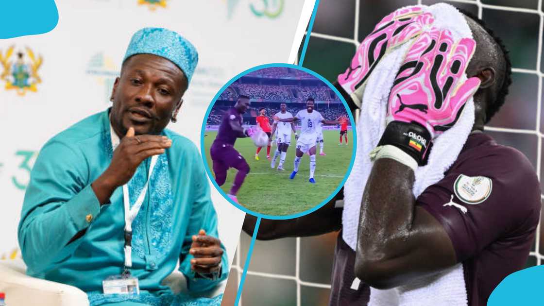 Asamoah Gyan defends Richard Ofori. Asamoah Gyan defends Richard Ofori.