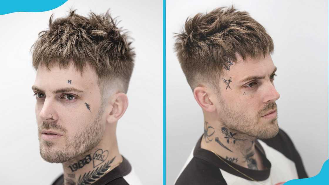 Rugged undercut with low fade Rugged undercut with low fade