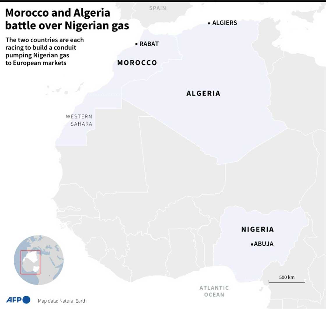 Morocco and Algeria battle over Nigerian gas