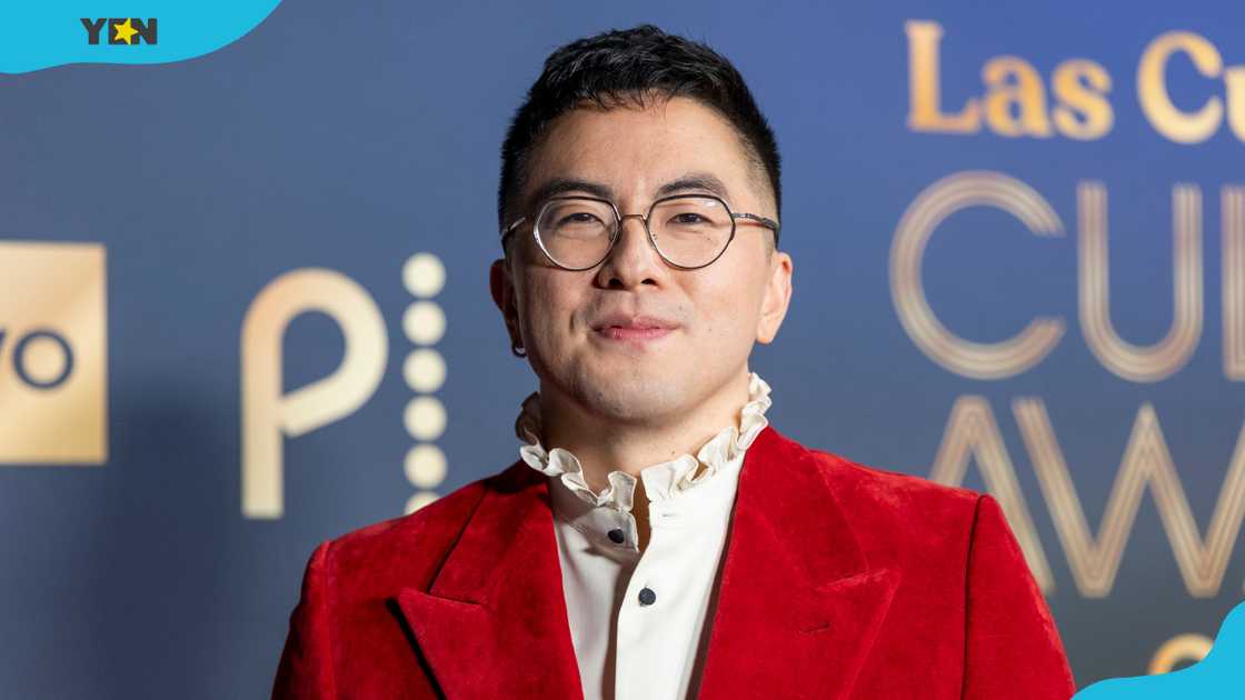 Bowen Yang at the Las Culturistas Culture Awards in Los Angeles, California. Bowen Yang at the Las Culturistas Culture Awards in Los Angeles, California.