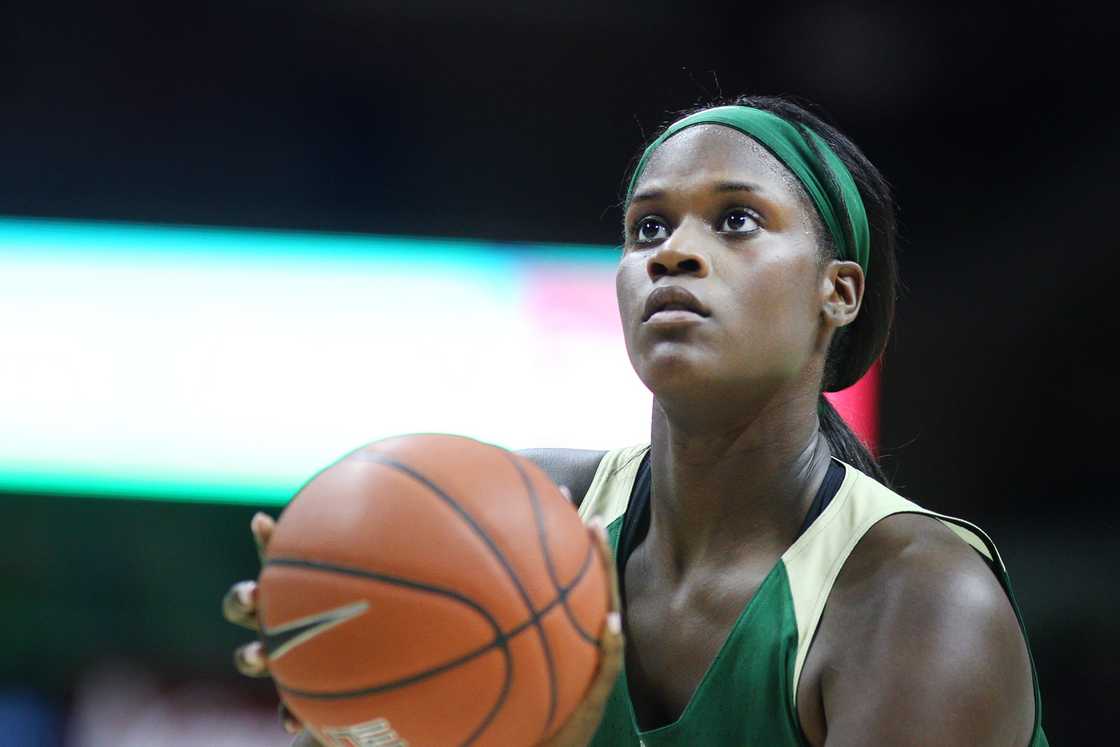 Kalani Brown at Gampel Pavilion, on 17 November 2016, in Storrs, Connecticut