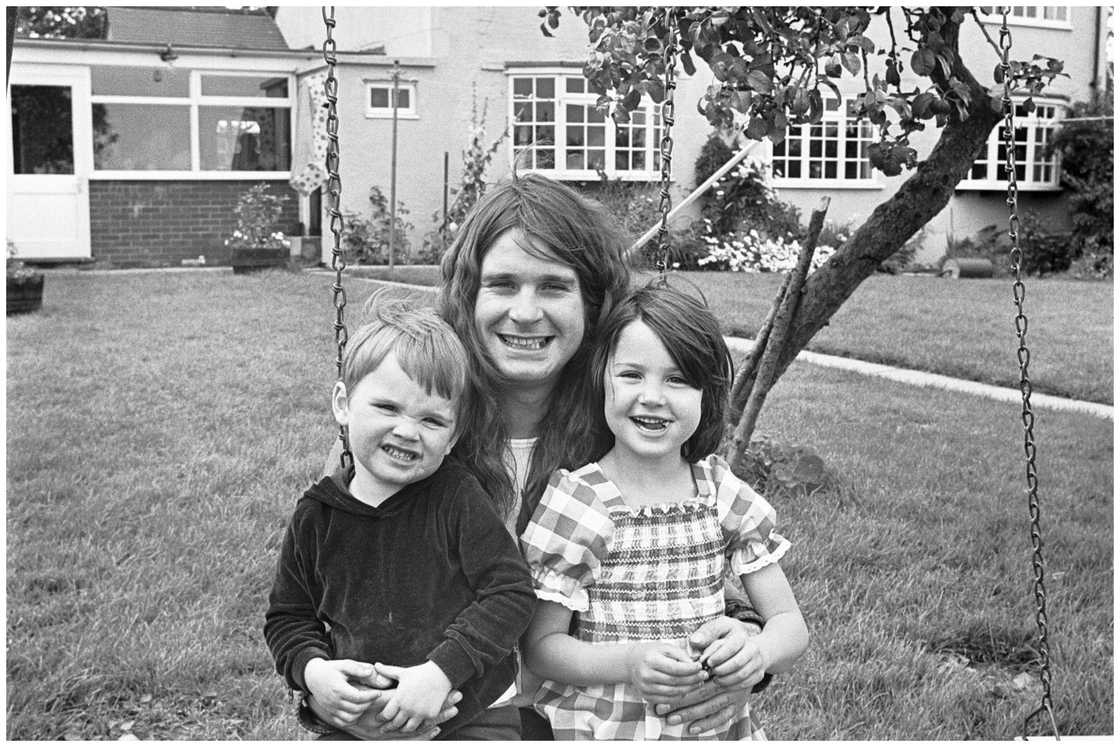 Ozzy Osbourne with his children Jessica and Loui. Ozzy Osbourne with his children Jessica and Loui.