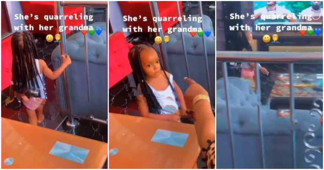 Reactions as little girl walks out on her grandma after being accused of stealing money Reactions as little girl walks out on her grandma after being accused of stealing money