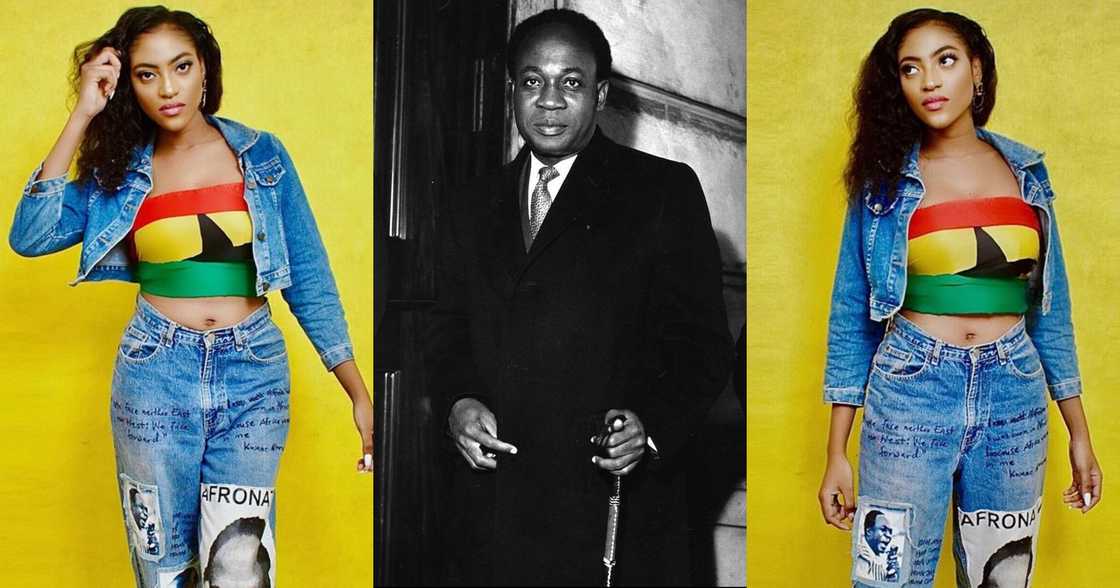 Princess Fathia: Sekou's Daughter Models In Special Kwame Nkrumah Jeans To Celebrate His Birthday Princess Fathia: Sekou's Daughter Models In Special Kwame Nkrumah Jeans To Celebrate His Birthday