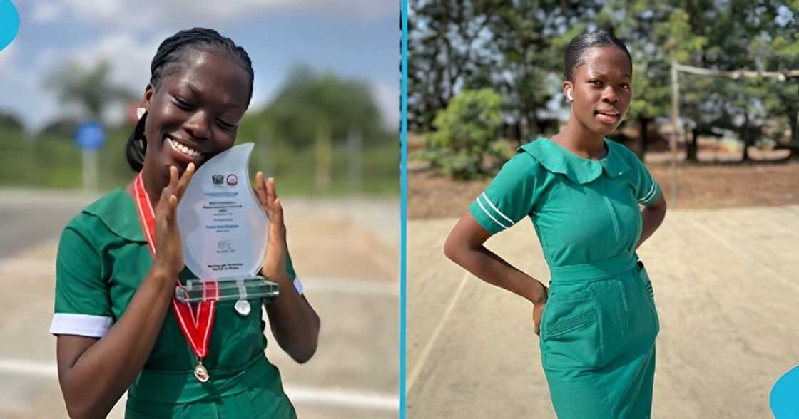 Rhodaline Anokye Baah, hardworking Ghanaian lady, NMC, Nurse Assistant Clinical, induction ceremony