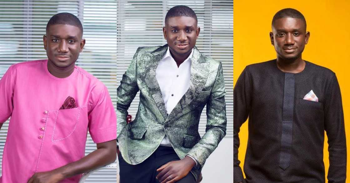 Noble Nketsiah rocks stylish, custom-made outfits.