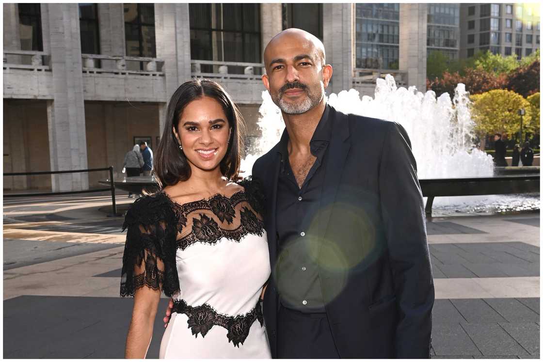 Misty Copeland and Olu Evans are seen at Lincoln Center's Spring Gala honoring Sheryl J. Kaye.