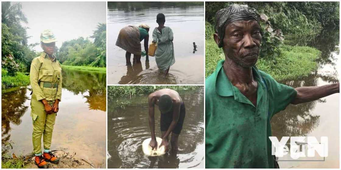 20-year-old corps member set to build free borehole for poor villagers so they'd stop drinking dirty water