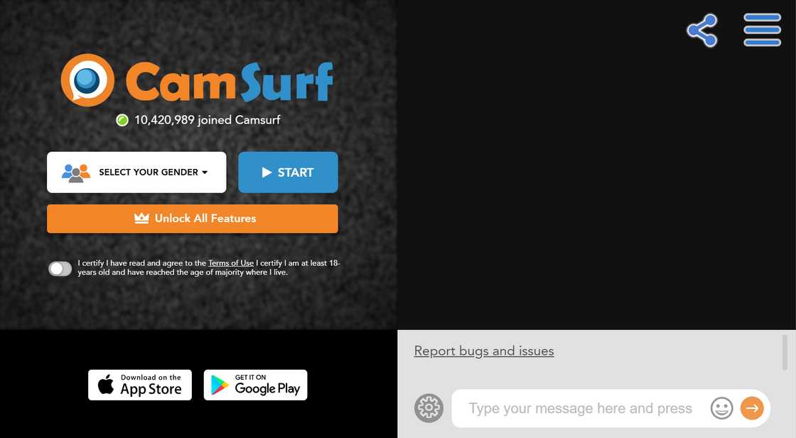 Camsurf's homepage. Camsurf's homepage.