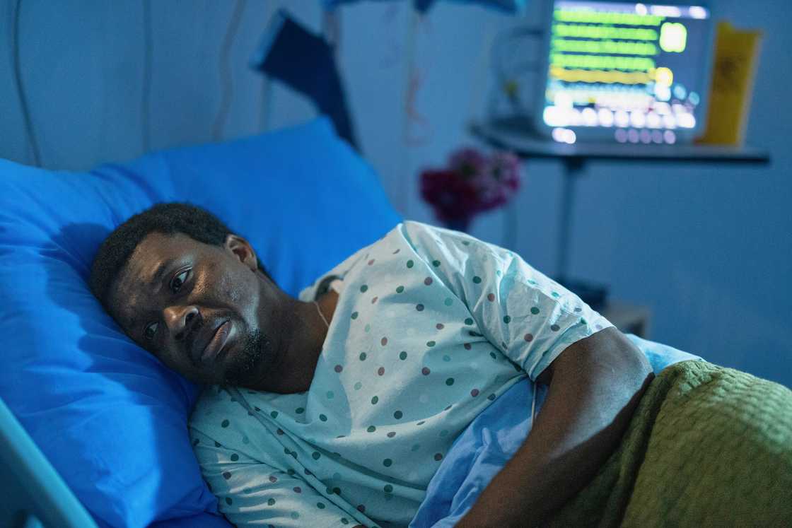 A worried patient A worried patient