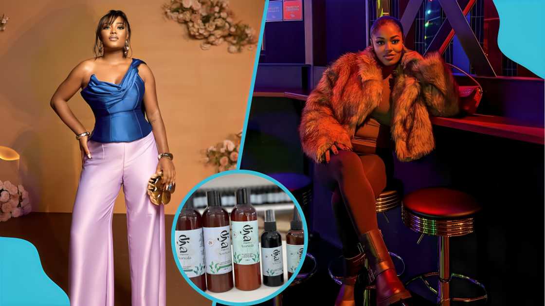 Ama Burland, Diya Organics, hair care business, GH¢50 investment, entrepreneurial journey, social media influencer, BMW X4 M, personal branding, hair oil, passion to profit