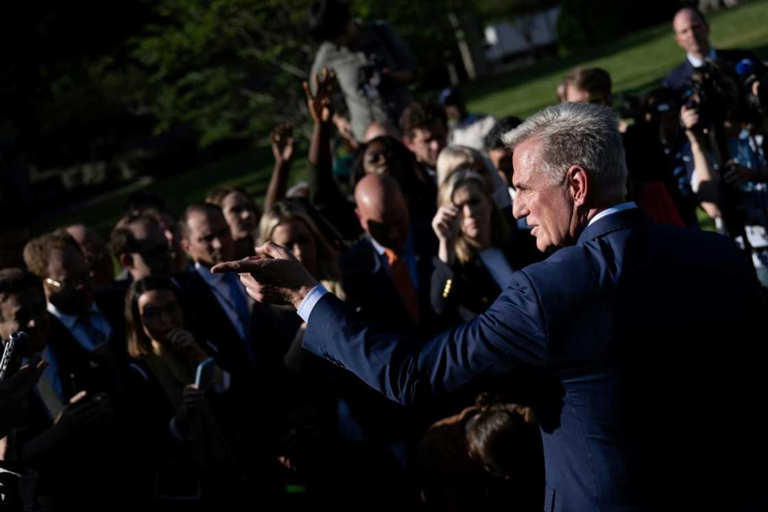 House Speaker Kevin McCarthy said the two sides are still "far apart" on many issues House Speaker Kevin McCarthy said the two sides are still "far apart" on many issues