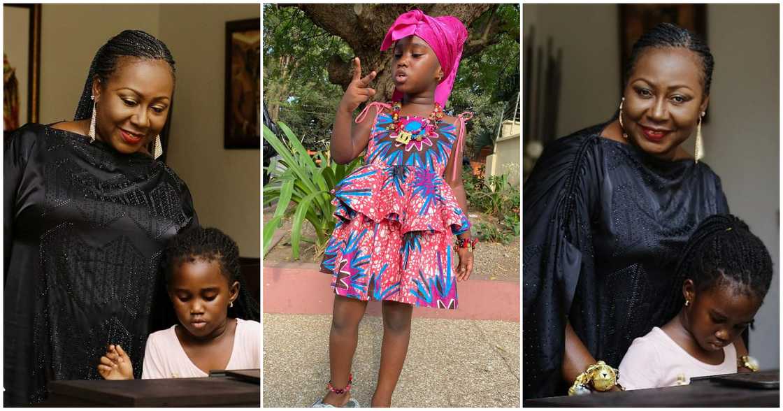 Gifty Anti and daughter Gifty Anti and daughter