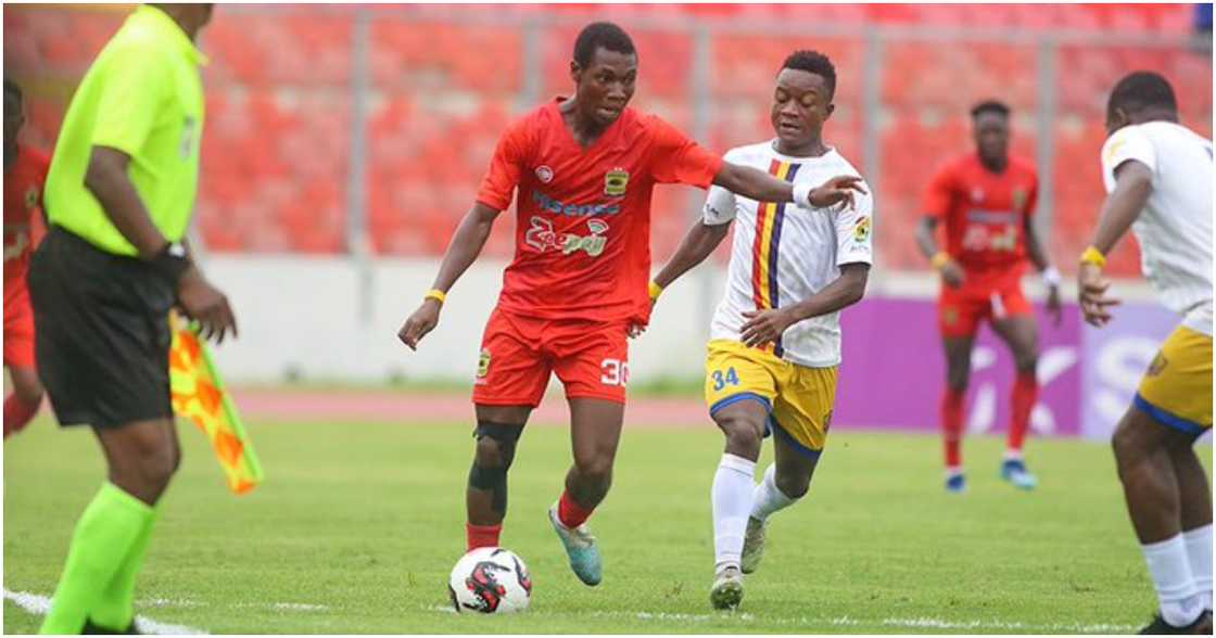 Asante Kotoko vesrus Hearts of Oak.