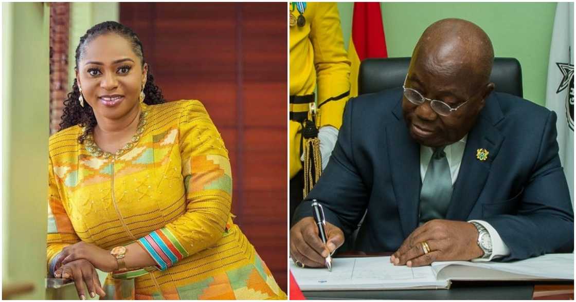 Adwoa Safo and Akufo-Addo Adwoa Safo and Akufo-Addo