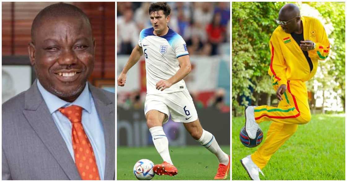 Isaac Adongo has likened Vice President Dr Bawumia to England's Harry Maguire, who scores own goals Isaac Adongo has likened Vice President Dr Bawumia to England's Harry Maguire, who scores own goals